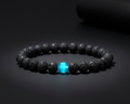 Wasser Armband – Lavastein & Achat